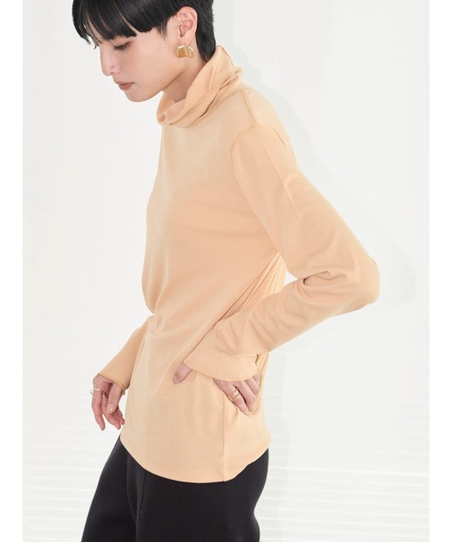 AMERICAN HOLIC（アメリカンホリック）の「シアータートルプルオーバー（Tシャツ/カットソー・レディース・アイボリー/サックスブルー/オレンジ/イエロー・L/M）」の16枚目の写真