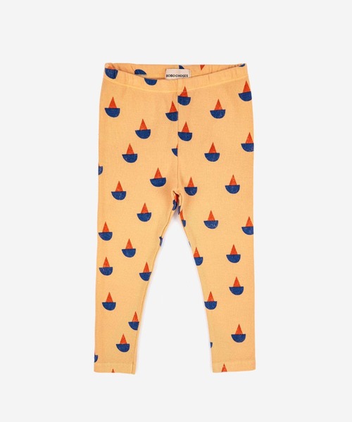 BOBO CHOSES（ボボショーズ）の「Sail Boat all over leggings（レギンス/スパッツ・キッズ・オレンジ・24M/12M/9M/6M/18M）」の7枚目の写真