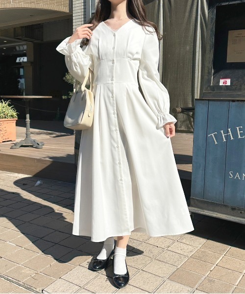 セール】コルセットシャツワンピース【ZOZOTOWN限定アイテム