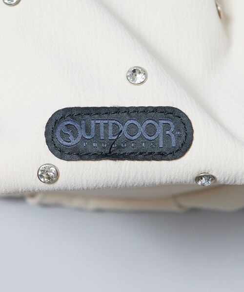OUTDOOR PRODUCTS（アウトドアプロダクツ）の「OUTDOOR PRODUCTS × Firsthand/アウトドアプロダクツ 別注スタッズ 巾着バッグ（ハンドバッグ・レディース・ピンク/ブラック/オフホワイト・ONE SIZE）」の11枚目の写真