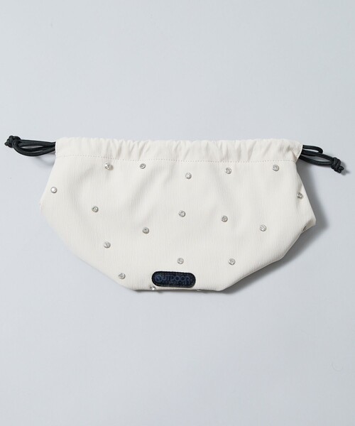 OUTDOOR PRODUCTS（アウトドアプロダクツ）の「OUTDOOR PRODUCTS × Firsthand/アウトドアプロダクツ 別注スタッズ 巾着バッグ（ハンドバッグ・レディース・ピンク/ブラック/オフホワイト・ONE SIZE）」の13枚目の写真