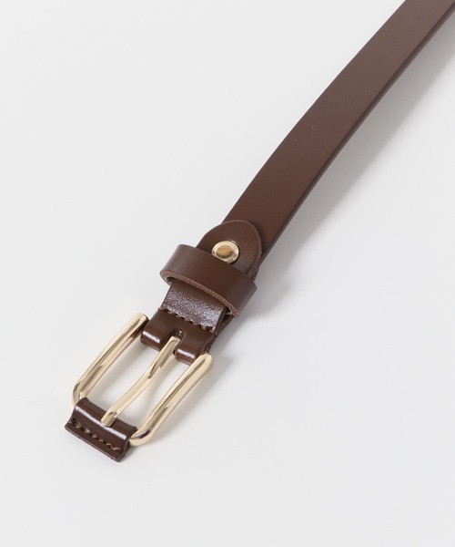 URBAN RESEARCH DOORS（アーバンリサーチドアーズ）の「スクエアバックルベルト（ベルト・レディース・ダークブラウン/ブラック・-）」の8枚目の写真