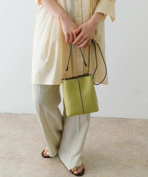 RODE SKO（ロデスコ）の「センターラインショルダーバッグ（ショルダーバッグ・レディース・ベージュ/オフホワイト/ブラック/ライトブルー/グリーン系その他・ONE）」の4枚目の写真