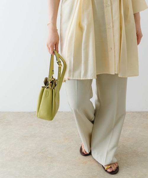 RODE SKO（ロデスコ）の「センターラインショルダーバッグ（ショルダーバッグ・レディース・ベージュ/オフホワイト/ブラック/ライトブルー/グリーン系その他・ONE）」の9枚目の写真