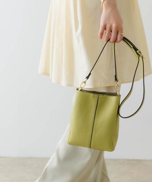 RODE SKO（ロデスコ）の「センターラインショルダーバッグ（ショルダーバッグ・レディース・ベージュ/オフホワイト/ブラック/ライトブルー/グリーン系その他・ONE）」の10枚目の写真