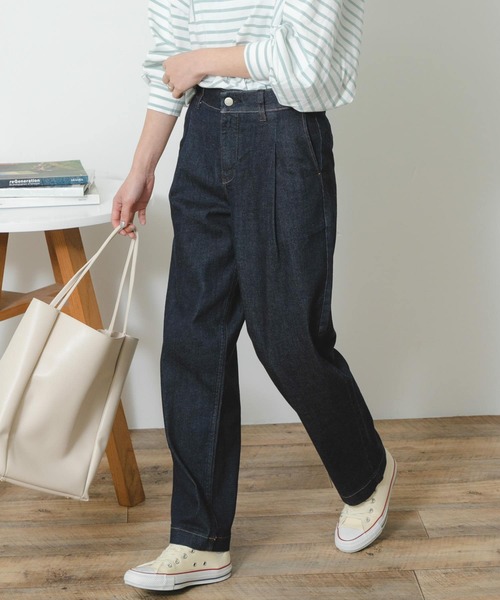 Healthy denim(ヘルシーデニム)の「Healthy DENIM Caraway(デニムパンツ・レディース・ワンウォッシュ/インディゴブルー・24/25/23)」の2枚目の写真