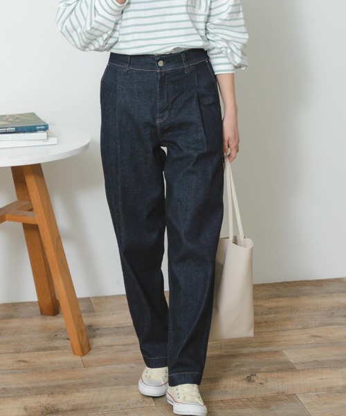 Healthy denim(ヘルシーデニム)の「Healthy DENIM Caraway(デニムパンツ・レディース・ワンウォッシュ/インディゴブルー・24/25/23)」の3枚目の写真