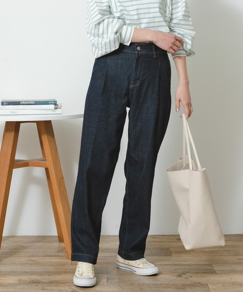 Healthy denim(ヘルシーデニム)の「Healthy DENIM Caraway(デニムパンツ・レディース・ワンウォッシュ/インディゴブルー・24/25/23)」の5枚目の写真