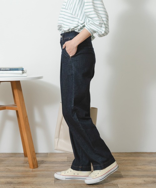 Healthy denim(ヘルシーデニム)の「Healthy DENIM Caraway(デニムパンツ・レディース・ワンウォッシュ/インディゴブルー・24/25/23)」の6枚目の写真