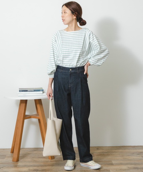 Healthy denim(ヘルシーデニム)の「Healthy DENIM Caraway(デニムパンツ・レディース・ワンウォッシュ/インディゴブルー・24/25/23)」の9枚目の写真