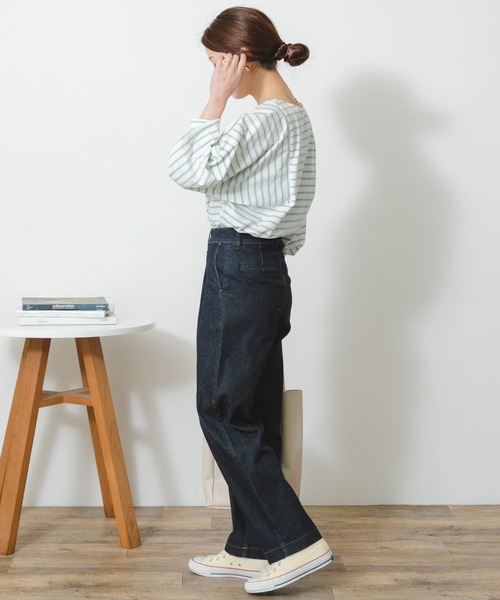 Healthy denim(ヘルシーデニム)の「Healthy DENIM Caraway(デニムパンツ・レディース・ワンウォッシュ/インディゴブルー・24/25/23)」の11枚目の写真
