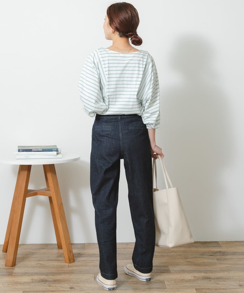 Healthy denim(ヘルシーデニム)の「Healthy DENIM Caraway(デニムパンツ・レディース・ワンウォッシュ/インディゴブルー・24/25/23)」の12枚目の写真