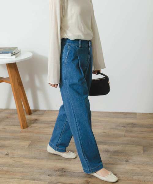 Healthy denim(ヘルシーデニム)の「Healthy DENIM Caraway(デニムパンツ・レディース・ワンウォッシュ/インディゴブルー・24/25/23)」の15枚目の写真