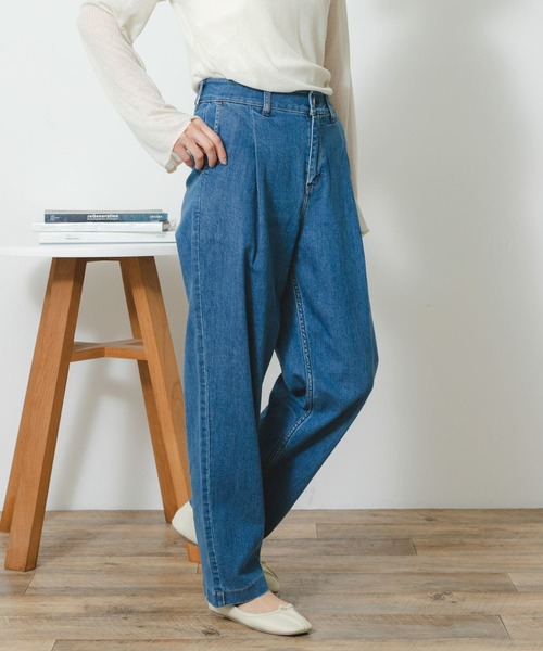 Healthy denim(ヘルシーデニム)の「Healthy DENIM Caraway(デニムパンツ・レディース・ワンウォッシュ/インディゴブルー・24/25/23)」の19枚目の写真