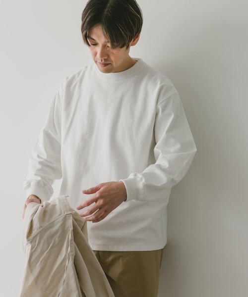 URBAN RESEARCH DOORS（アーバンリサーチドアーズ）の「USAコットンロングスリーブTシャツ（Tシャツ/カットソー・メンズ・ブルー系その他/ホワイト/グレー系その他/チャコールグレー・LARGE/MEDIUM）」の12枚目の写真