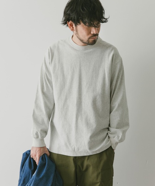 URBAN RESEARCH DOORS（アーバンリサーチドアーズ）の「USAコットンロングスリーブTシャツ（Tシャツ/カットソー・メンズ・ブルー系その他/ホワイト/グレー系その他/チャコールグレー・LARGE/MEDIUM）」の17枚目の写真