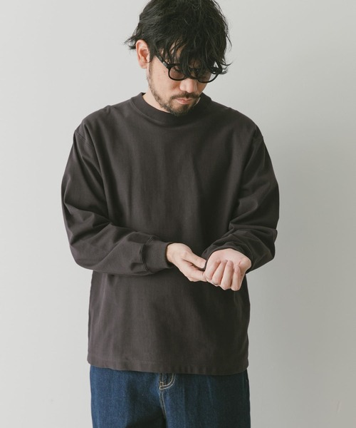 URBAN RESEARCH DOORS（アーバンリサーチドアーズ）の「USAコットンロングスリーブTシャツ（Tシャツ/カットソー・メンズ・ブルー系その他/ホワイト/グレー系その他/チャコールグレー・LARGE/MEDIUM）」の21枚目の写真