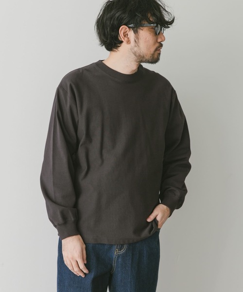 URBAN RESEARCH DOORS（アーバンリサーチドアーズ）の「USAコットンロングスリーブTシャツ（Tシャツ/カットソー・メンズ・ブルー系その他/ホワイト/グレー系その他/チャコールグレー・LARGE/MEDIUM）」の22枚目の写真