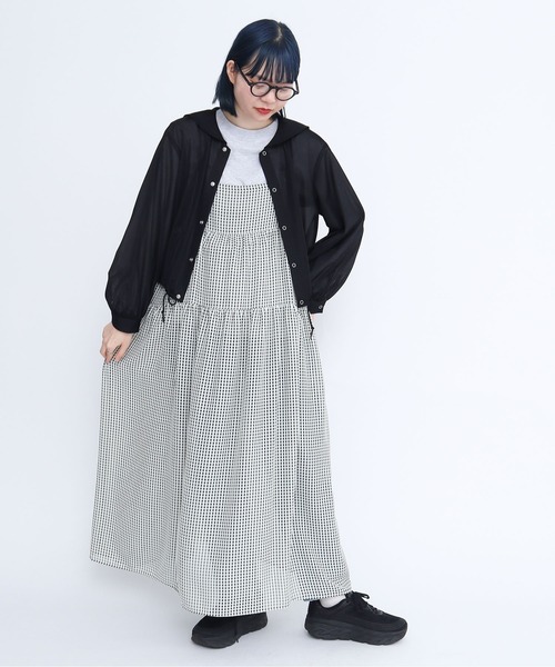 I am I in fact...（アイアムアイインファクト）の「Organza Tricot セーラーブルゾン（ブルゾン・レディース・ブラック/ブラウン/グリーン・FREE）」の16枚目の写真