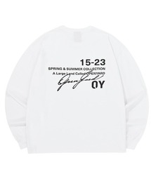 『OY/オーワイ』TYPOGRAPHIC LOGO LONG SLEEVE/タイポグラフィロゴロングスリーブ