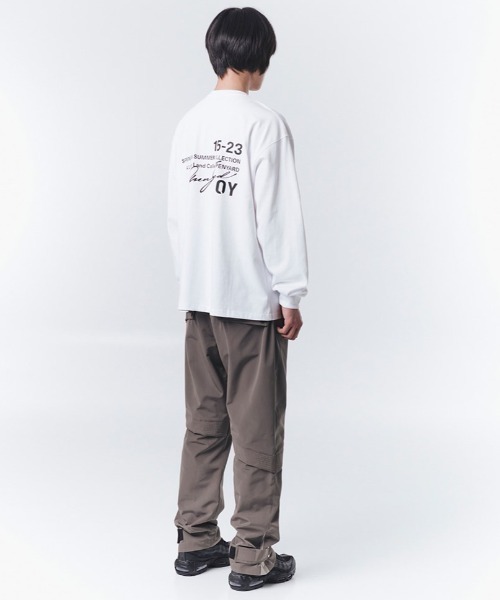 OY(オーワイ)の「『OY/オーワイ』TYPOGRAPHIC LOGO LONG SLEEVE/タイポグラフィロゴロングスリーブ(Tシャツ/カットソー・メンズ・ブルー/ブラック/ホワイト・M/L)」の22枚目の写真