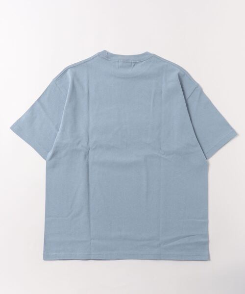 DOUBLE STEAL(ダブルスティール)の「サガラ刺繍ロゴ Tシャツ(Tシャツ/カットソー・メンズ・ホワイト/ブルー系その他/ブラック・X-LARGE/MEDIUM/LARGE)」の6枚目の写真