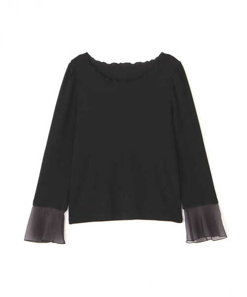 PROPORTION BODY DRESSING（プロポーションボディドレッシング）の「＜Ｅ＞シアーテレコ / 1213167400（Tシャツ/カットソー・レディース・ブラック/グレー・FREE）」の3枚目の写真