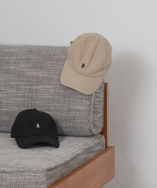 lawgy(ラウジー)の「simple logo cap(キャップ・レディース・ベージュ/ブラック・FREE)」の12枚目の写真