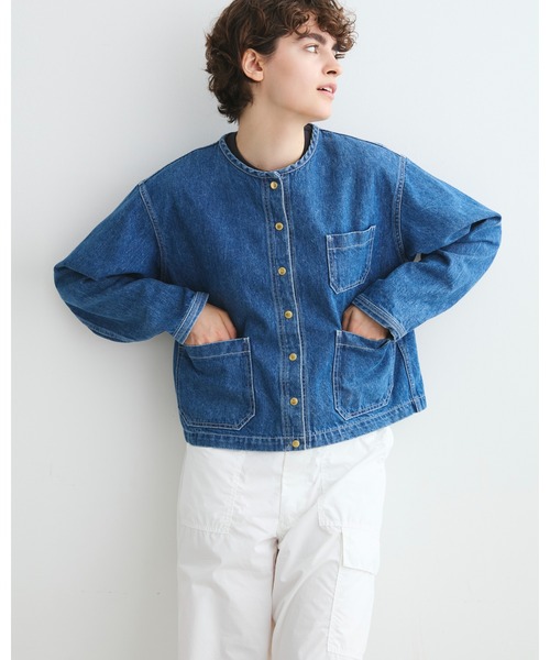 Traditional Weatherwear(トラディショナルウェザーウェア)の「ARKLEY DENIM(ブルゾン・レディース・ブルー系その他・32/34)」の6枚目の写真