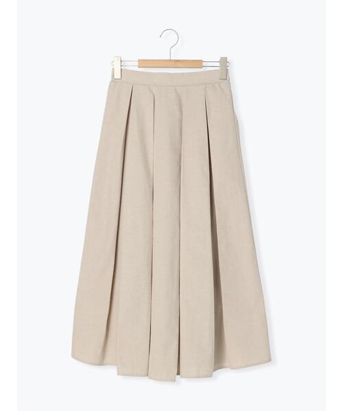 Samansa Mos2（サマンサ モスモス）の「柄アソートタックギャザースカート（スカート・レディース・ブラック/ベージュ/グリーン/ネイビー/レッド・ﾌﾘ-）」の15枚目の写真