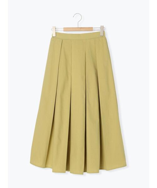 Samansa Mos2（サマンサ モスモス）の「柄アソートタックギャザースカート（スカート・レディース・ブラック/ベージュ/グリーン/ネイビー/レッド・ﾌﾘ-）」の14枚目の写真