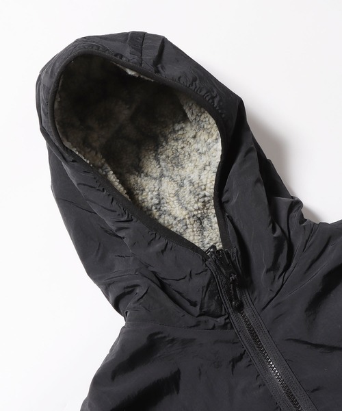 STUSSY（ステューシー）の「STUSSY/ステューシー SNAKE JACQUARD SHERPA JACKET ボアジャケット ブルゾン リバーシブル 2WAY ワンポイント 総柄（ブルゾン・メンズ・ブラウン/グレー・M/L/S）」の8枚目の写真