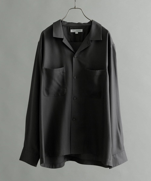 URBAN RESEARCH(アーバンリサーチ)の「『Sサイズあり』メルトツイルボックスシャツ(シャツ/ブラウス・メンズ・チャコールグレー/ライトグレー/オリーブ/マスタード・SMALL/MEDIUM/LARGE)」の2枚目の写真