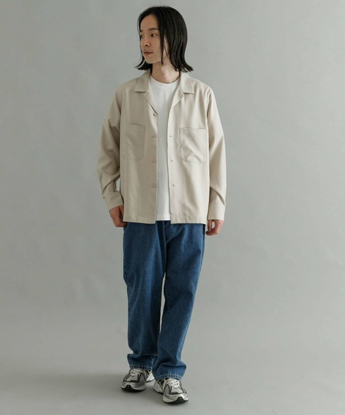 URBAN RESEARCH(アーバンリサーチ)の「『Sサイズあり』メルトツイルボックスシャツ(シャツ/ブラウス・メンズ・チャコールグレー/ライトグレー/オリーブ/マスタード・SMALL/MEDIUM/LARGE)」の6枚目の写真