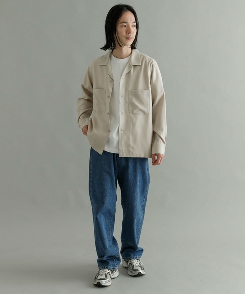 URBAN RESEARCH(アーバンリサーチ)の「『Sサイズあり』メルトツイルボックスシャツ(シャツ/ブラウス・メンズ・チャコールグレー/ライトグレー/オリーブ/マスタード・SMALL/MEDIUM/LARGE)」の7枚目の写真