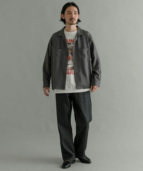 URBAN RESEARCH(アーバンリサーチ)の「『Sサイズあり』メルトツイルボックスシャツ(シャツ/ブラウス・メンズ・チャコールグレー/ライトグレー/オリーブ/マスタード・SMALL/MEDIUM/LARGE)」の11枚目の写真