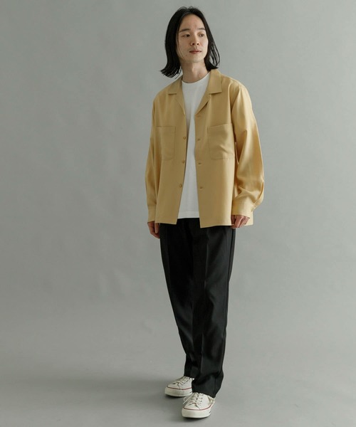 URBAN RESEARCH(アーバンリサーチ)の「『Sサイズあり』メルトツイルボックスシャツ(シャツ/ブラウス・メンズ・チャコールグレー/ライトグレー/オリーブ/マスタード・SMALL/MEDIUM/LARGE)」の22枚目の写真