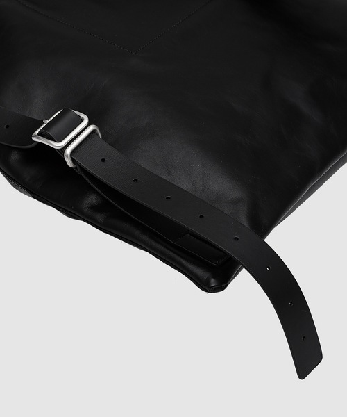 JIL SANDER（ジルサンダー）の「FLAT DRAWSTRING BACKPACK（バックパック/リュック・メンズ・ブラック・UNI）」の2枚目の写真
