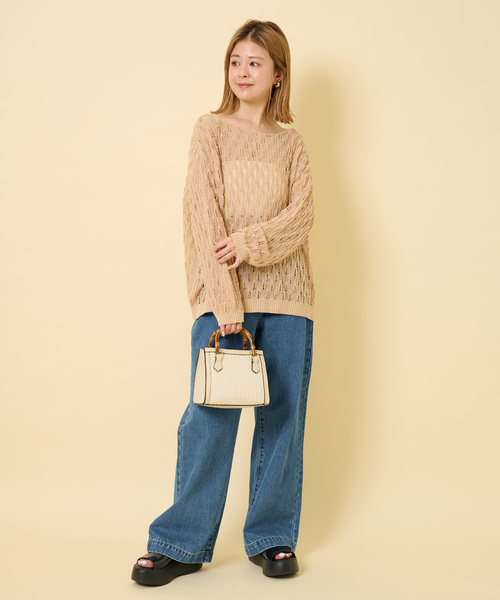 「Spick & Span」 長袖ニット - グリーン レディース Spick＆Span 「Spick & Span」 長袖ニット FREE グリーン