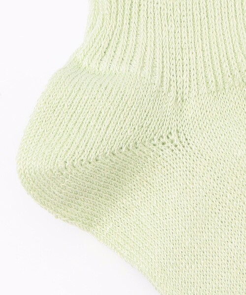 TOMORROWLAND （トゥモローランド）の「TOMORROWLAND リネンポリエステル リブソックス（ソックス/靴下・メンズ・パープル/オレンジ/グリーン/レッド/ライトブルー・FREE）」の6枚目の写真