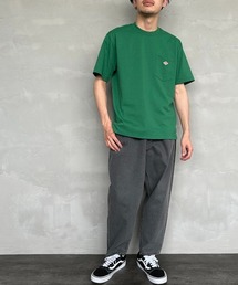 [DANTON/ダントン] ワンポイントロゴ ポケットTシャツ