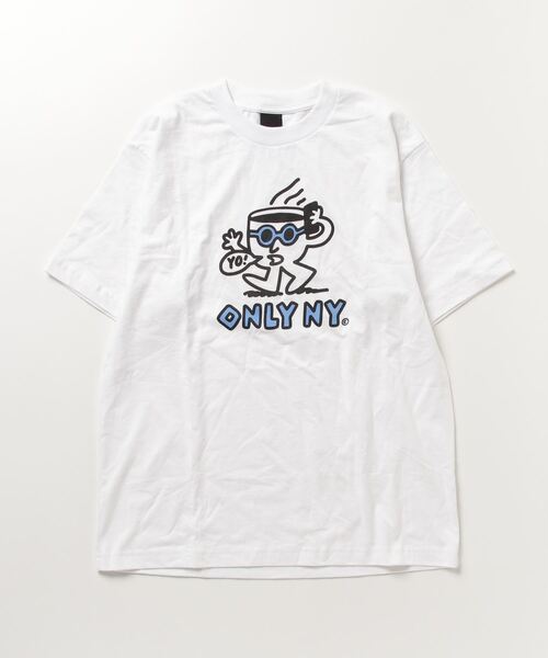 ONLY NY(オンリーニューヨーク)の「【ONLY NY】オンリーニューヨーク Yo! Coffee T-Shirt(Tシャツ/カットソー・メンズ・ホワイト/レッド系その他・SMALL/LARGE/XX-LARGE)」の2枚目の写真