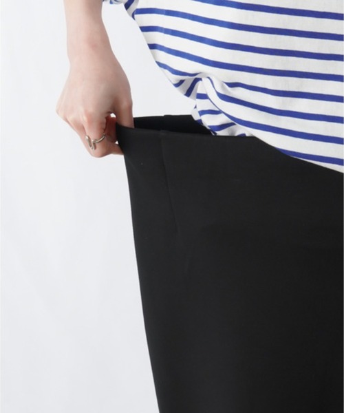 LUCA/LADY LUCK LUCA（ルカ/レディラックルカ）の「【新色追加】LC/LLL ダンボールニットタイトスカート / サイドジップスリットスカート（スカート・レディース・ブラック/ピンク/アイボリー/カーキ/グレイッシュベージュ・FREE）」の10枚目の写真