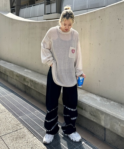 sedacle(セダクル)の「タイダイデニム(デニムパンツ・メンズ・カーキ/ブラック・LARGE/MEDIUM)」の8枚目の写真