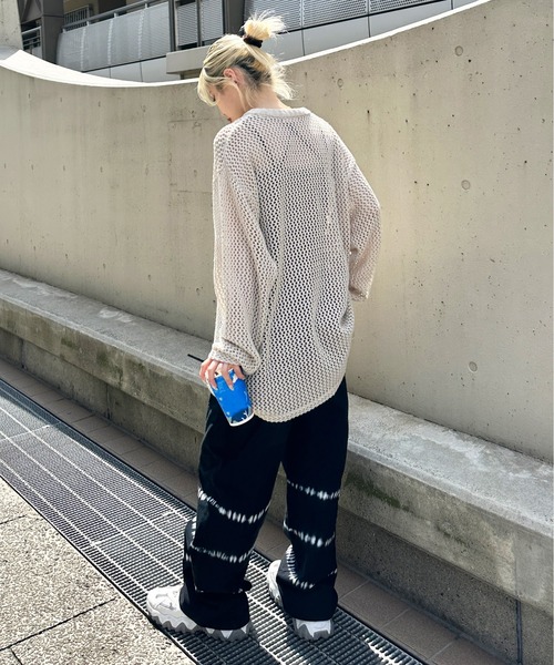 メンズ デニムパンツ タイダイ柄デニムパンツ デニムワイドa0927 wh-01769.jpg