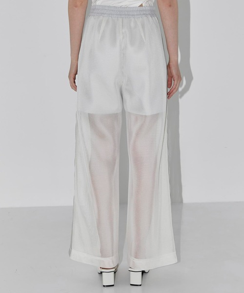 CITY TOKYO（シティトウキョウ）の「ダブルフェイスメッシュパンツ（その他パンツ・レディース・ブラック/ホワイト・1/2）」の9枚目の写真