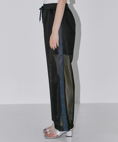 CITY TOKYO（シティトウキョウ）の「ダブルフェイスメッシュパンツ（その他パンツ・レディース・ブラック/ホワイト・1/2）」の19枚目の写真