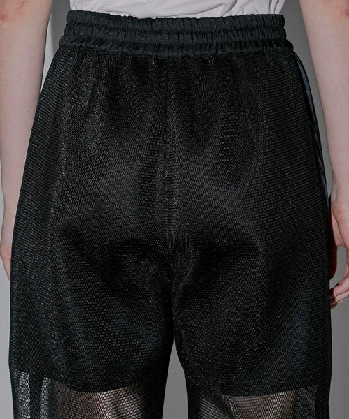 CITY TOKYO（シティトウキョウ）の「ダブルフェイスメッシュパンツ（その他パンツ・レディース・ブラック/ホワイト・1/2）」の22枚目の写真