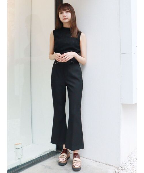 MURUA（ムルーア）の「レースノースリーブトップス（シャツ/ブラウス・レディース・ブラック/グリーン/オレンジ・FREE）」の7枚目の写真