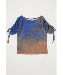 MOUSSY | OMBRE SHEER SHRRING トップス(Tシャツ/カットソー)